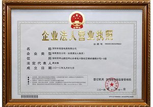 BUSINESS LICENSE FOR LEGAL PERSON